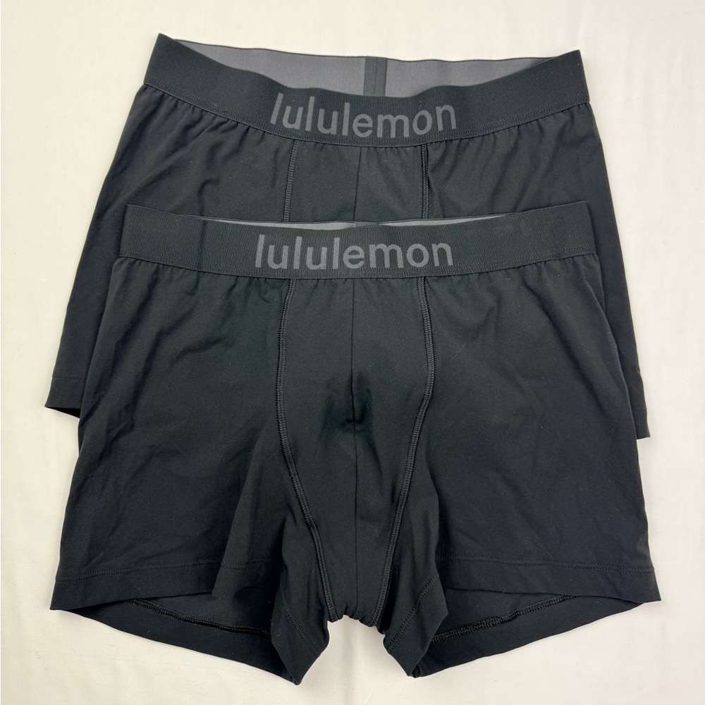 lululemon athletica Men's Black Boxer Briefs - 2 Pack